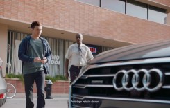 Spider-Man dă examen auto la volanul noului Audi A8