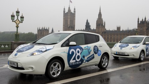 Cel mai aglomerat aeroport din Europa poluează cel mai puțin: Heathrow a cumpărat Nissan LEAF