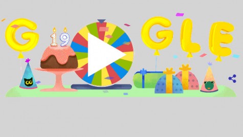 Roata aniversară GOOGLE marchează 19 ani de existență!