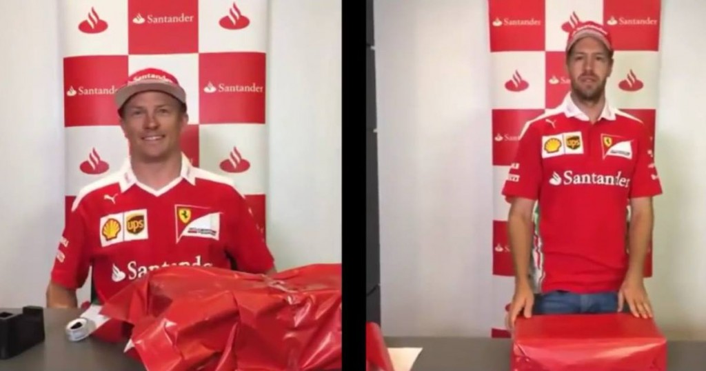 cadou Kimi si Vettel