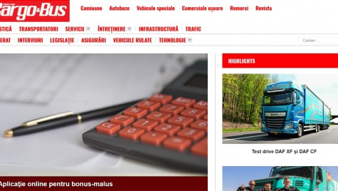 Revista Cargo&Bus lansează noul site www.cargo-bus.ro