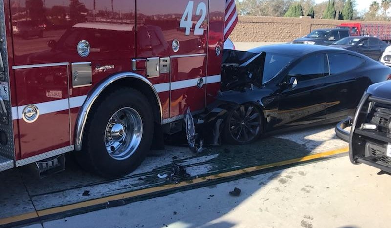 Tesla Model S accident