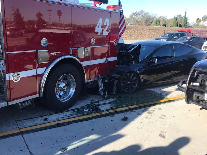 Tesla Model S accident