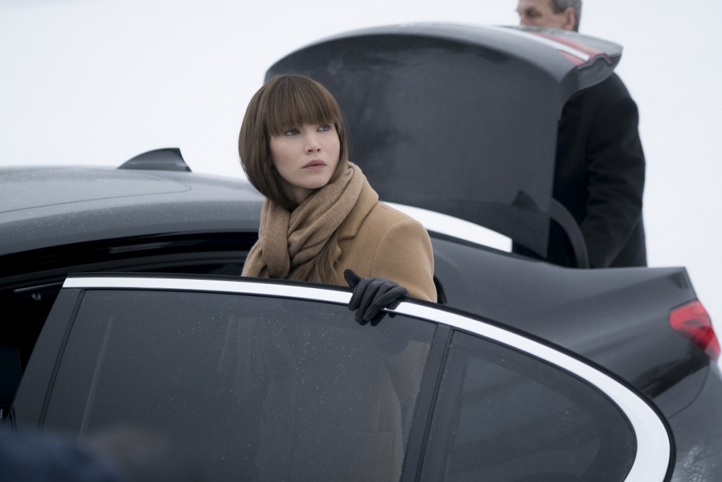 Jennifer Lawrence BMW Seria 7 Red Sparrow