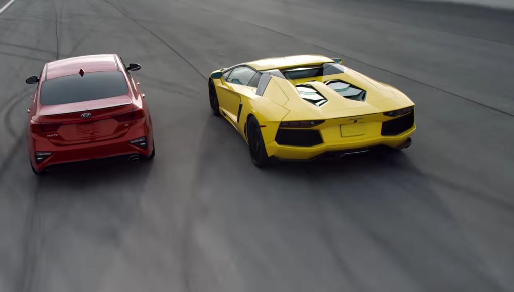 Kia Forte vs Lamborghini Aventador