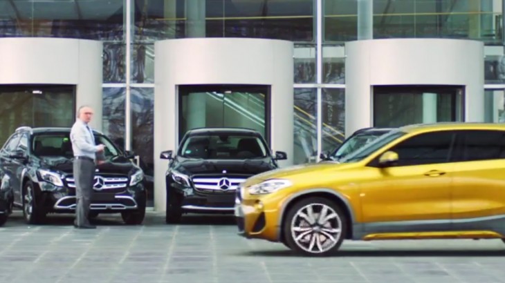 Atac la Mercedes – BMW X2 apare într-o nouă reclamă