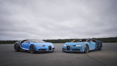 Bugatti Chiron din piese LEGO, în mărime naturală, este complet funcțional!