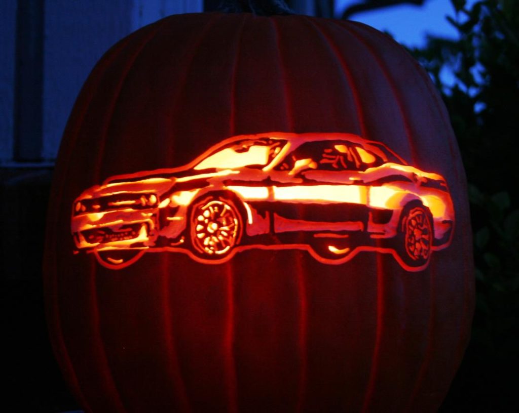 Halloween car